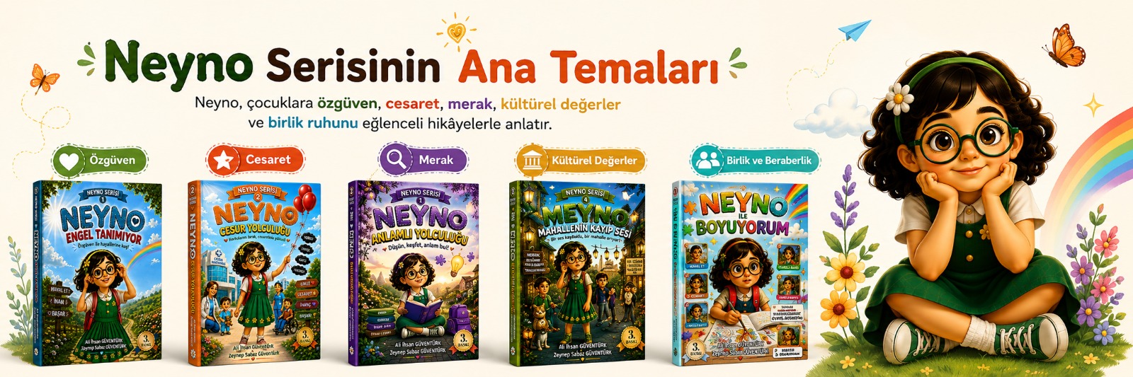 Neyno serisinin ana temaları ve çocuk kitapları